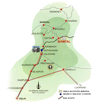 ranikhet tourist places map