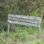 Sign to Diamond Head camping ground