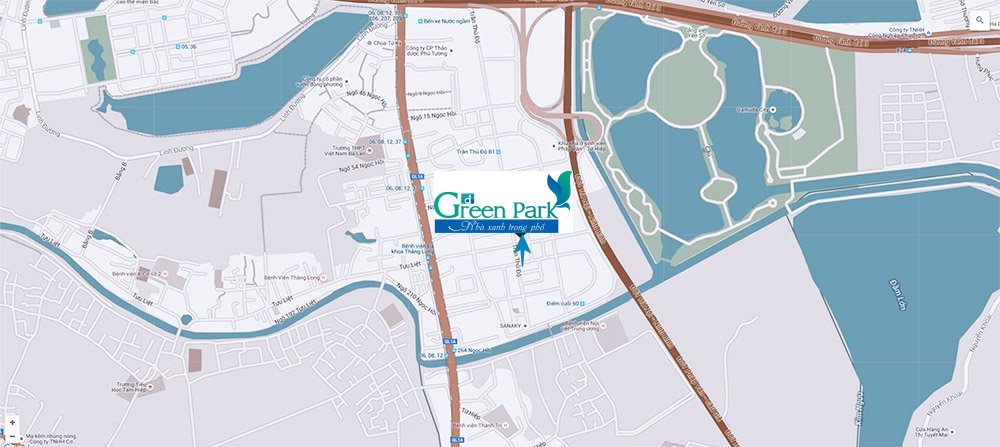 Vị trí dự án PD Green Park Trần Thủ Độ Vị trí dự án PD Green Park Trần Thủ Độ