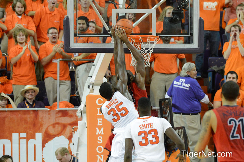 Clemson vs Arizona Photos - 2012, Arizona, Basketball, Landry Nnoko