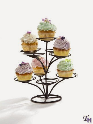 Black Medium Tree Cupcake Holder - Holds 9 Cupcakes