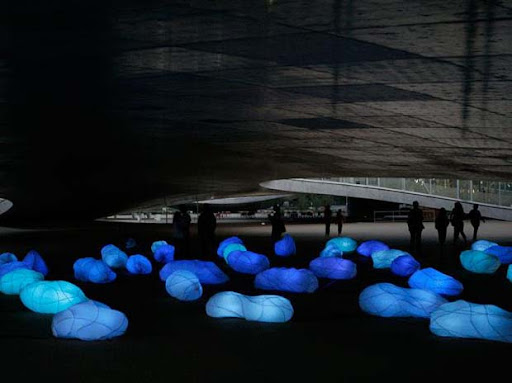 Blue Cocoons by Sophie Guyot