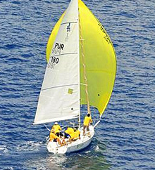 J/80 OtraKosa sailing BVI Spring Regatta