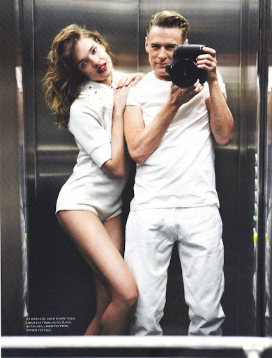 Natalia Vodianova & Bryan Adams para Harper’s Bazaar Rusia (julio del 2012)