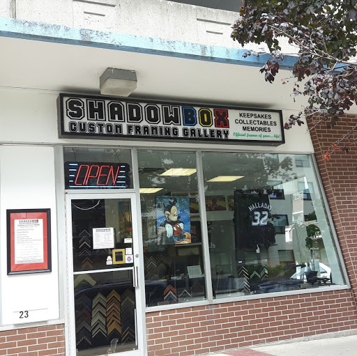 Shadowbox Custom Framing Gallery - open 24/7 by appointment logo