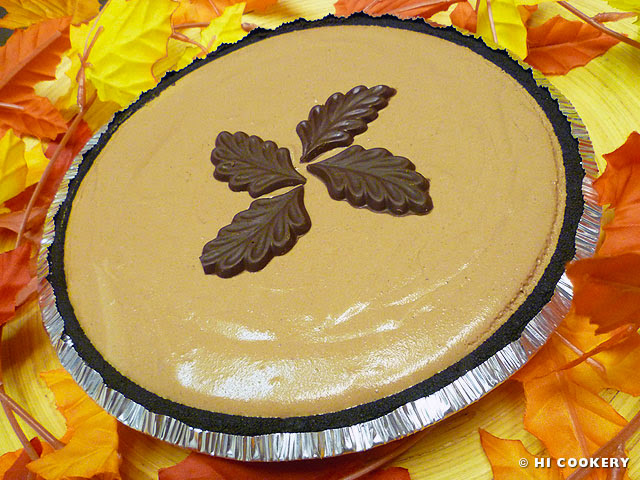 Chocolate Bavarian Cream Pie