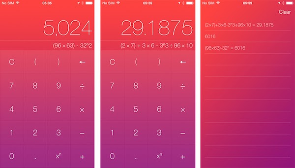 Numerical, app máy tính thông minh với giao diện đẹp cho iOS đang miễn phí, mời tải về 2433195_iOS_Numerical_App.