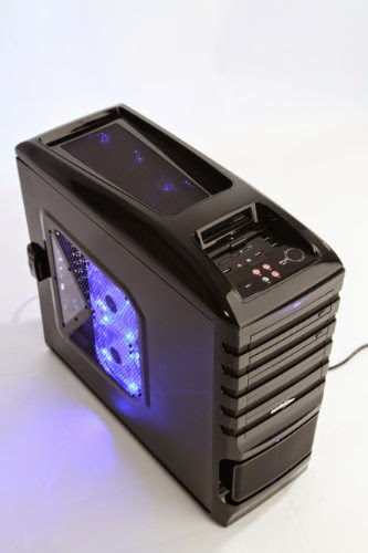  Sentey Extreme Division GS-6510 Burton Plus Black 1mm SECC ATX Full Tower Computer Case, 1 x USB 3.0, 6 x LED Fans Included, Tool-Less, Multi-Card Reader