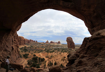 View southeast out of Double Arch