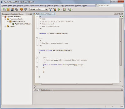 Crear nueva aplicacin o proyecto Java en el IDE NetBeans