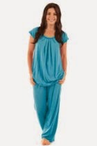 <br />Women's Jersey Pajamas (Bamboo Bliss); Eco Friendly Gift Clothing by TexereSilk