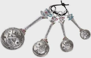Ganz Colored Mom's Kitchen Measuring Spoons
