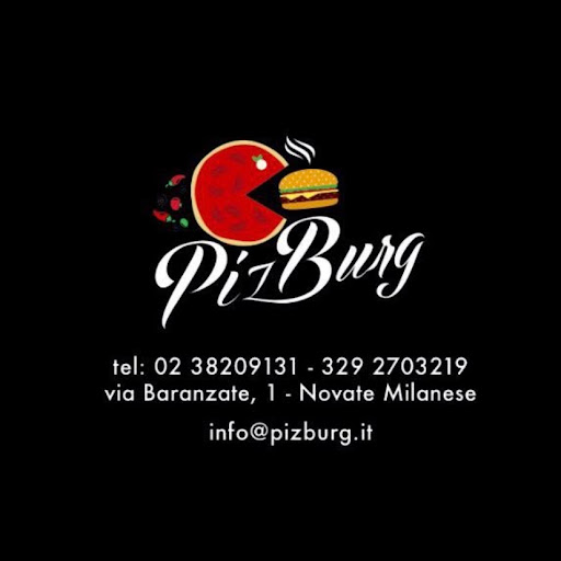 Pizburg Pizzeria Hamburgeria logo