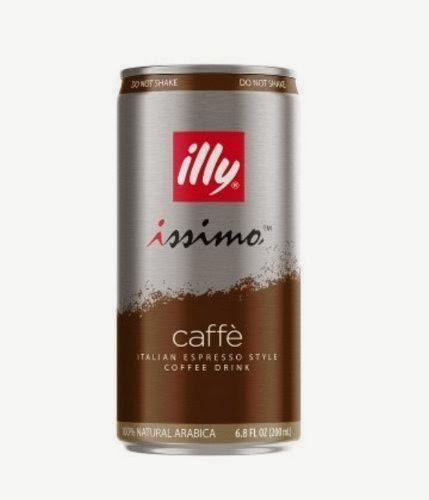 Coffee illy issimo Coffee Drink, Caffè (No Sugar), 6.8-Ounce Cans 4PK (Pack of 6)....24 total cans Sale