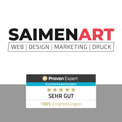 SAIMENART - Werbeagentur Webdesign / Grafikdesign / Social Media / Beschriftungen / Textildruck logo