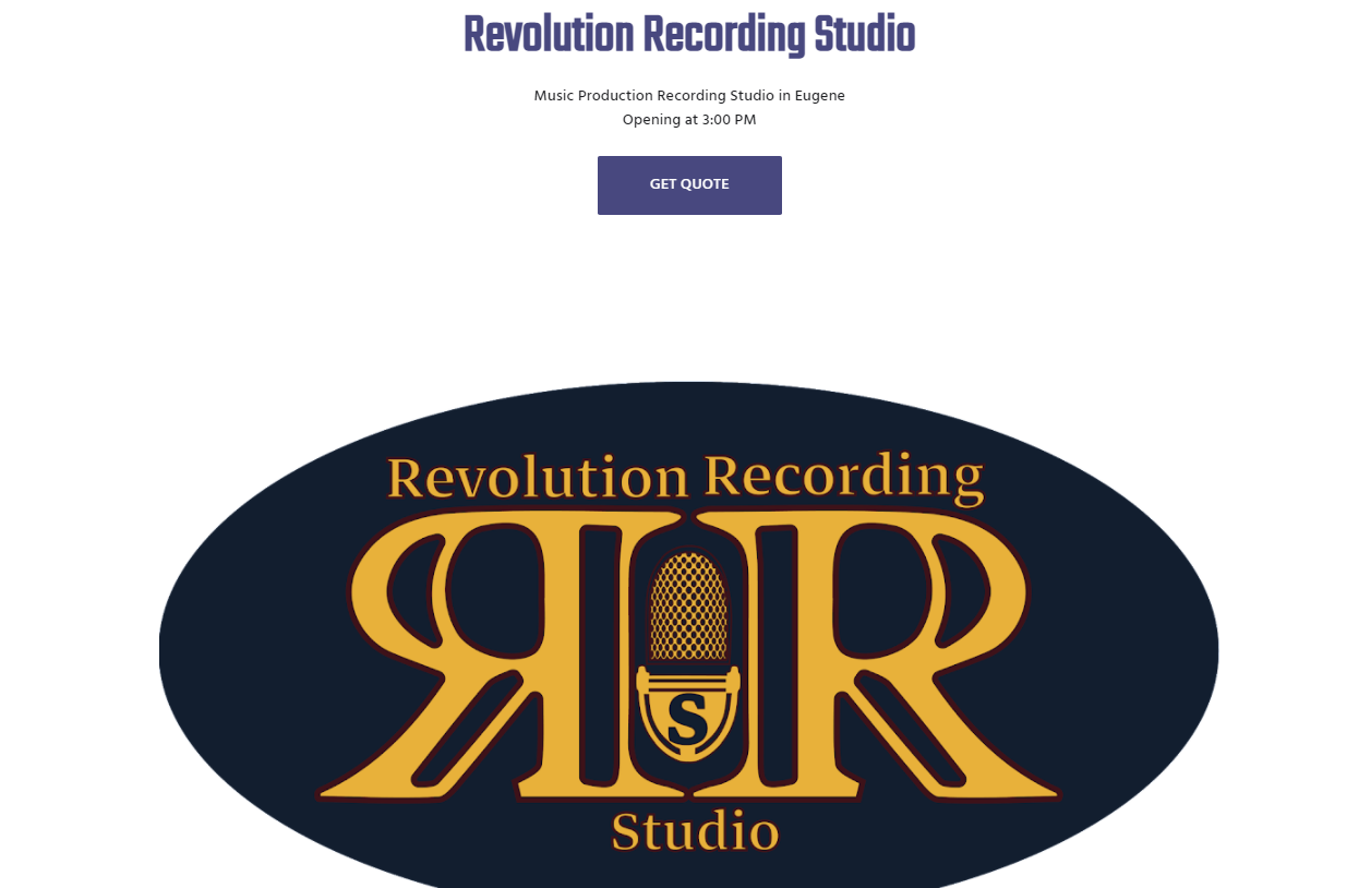 Revolution Recording Studio Is One Of The Best Music Studios in Eugene