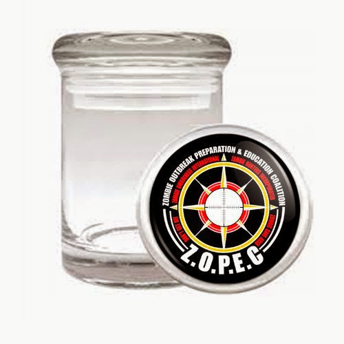  Odorless Air Tight Medical Glass Jar the 2nd Zombie Design-009