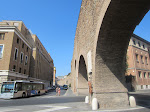 Underneath the Pope's emergency path that connects St Peters to the Castel Underneath the Pope's emergency path that connects St Peters to the Castel