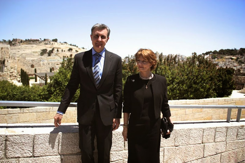 Principesa Margareta, principele Radu in Israel Principesa Margareta, principele Radu in Israel
