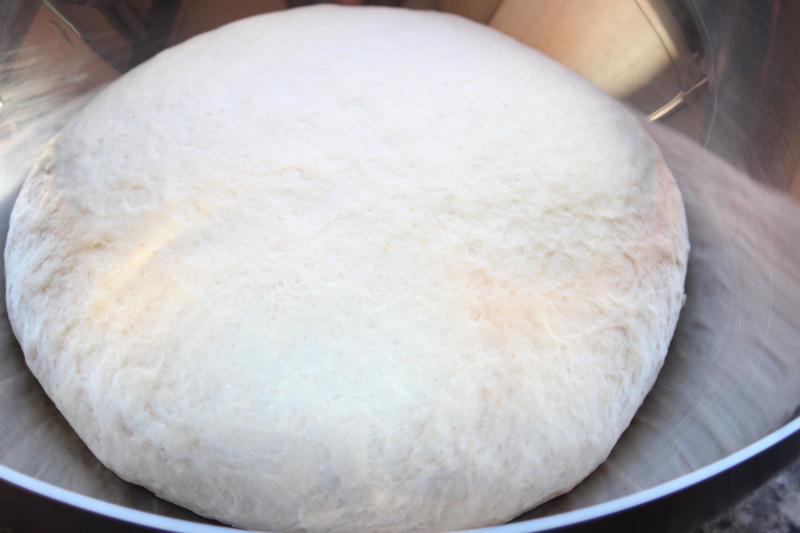 Pan blanco con levadura - Tras primera fermentación