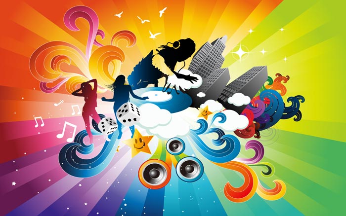Bộ ảnh nền vector cho những người yêu âm nhạc 50-Colorful-Vector-Art-Music-Wallpapers-42
