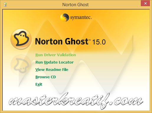 Norton Ghost 15 Bootable CD