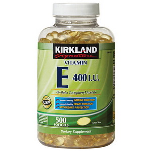 Viên uống Vitamin E Kirkland 400IU đẹp da loại 500 viên của Mỹ