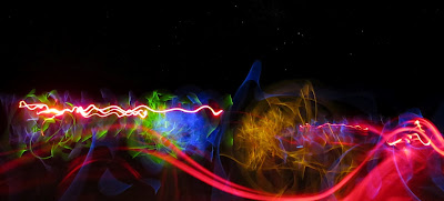 Kids light painting