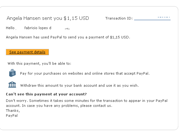 vampireclix proof of payment paypal