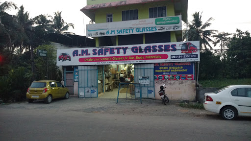 A. M. Glass Safety, A. M. Plaza, Kannadi Kadu Service Rd, NH Byepass, Thykoodam, Vyttila, Kochi, Kerala 682019, India, Car_Body_Shop, state KL