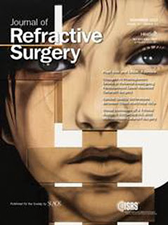 Pintura de Fernando Jimenez,portada de The journal of refractive surgery