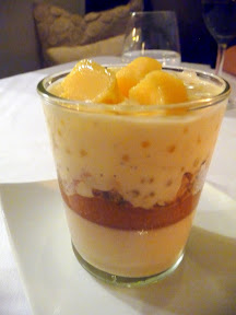 Mistral Kitchen, Seattle, chef's dinner, parfait of a mousse, almond crumble