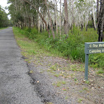 Entrance to the Wells camping area
