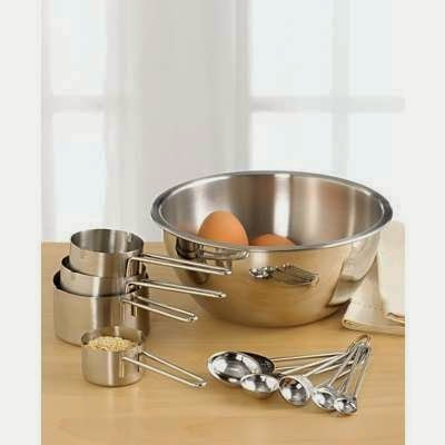 Tools of the Trade Basics Measure and Prep Bowl, Cups & Spoons Set