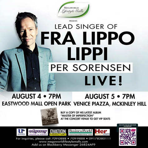 Per Sorensen of Fra Lippo Lippi Live in Manila 2012