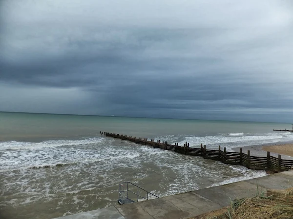 Threatening skies at Bacton Green