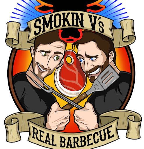 Smokin V's Real Barbecue logo