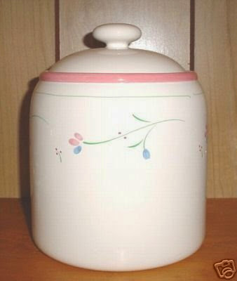  Porcelain Cookie Jar or Canister