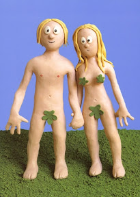 Clay Adam and Eve
