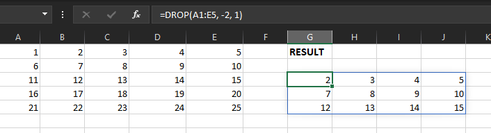 How to Remove Specific Columns and Rows from a Large Array in Excel