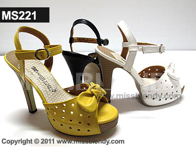 รองเท้าแฟชั่นส้นสูง งานแฮนด์เมด ราคาพิเศษ Ankle-Strap-Pumps-Shoes-MS221-3
