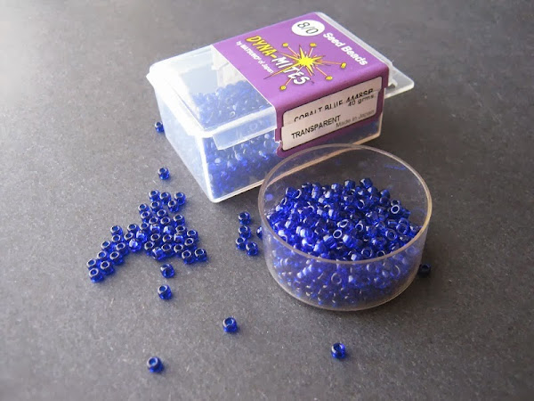 Cobalt Blue 8/0 Seed Beads
