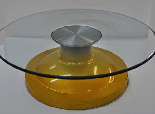 NY Cake Professional Cake Decorating Turntable Glass Top: 12