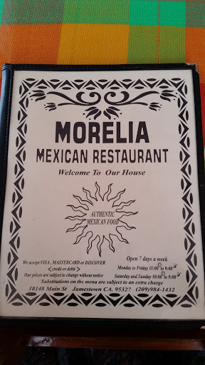 Mexican Restaurant «Morelia Mexican Restaurant», reviews and photos, 18148 Main St, Jamestown, CA 95327, USA