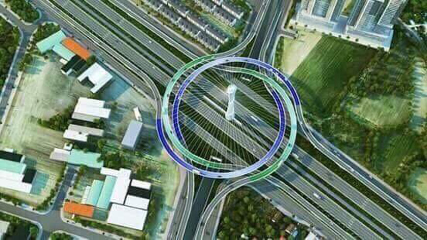 nút giao đại lộ thăng long và lê trọng tấn