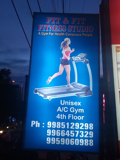 Fit & fit fitness studio, HIG-540/8, 9th Phase Rd, K P H B Phase 6, Kukatpally, Hyderabad, Telangana 500085, India, Physical_Fitness_Programme, state TS