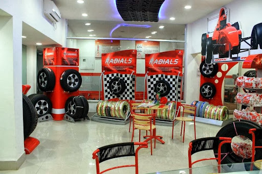 Akash Tyres - MRF T&S Showroom, Opp. Vivekanand Ashram,, G.E. Road,, Raipur, Chhattisgarh 492001, India, Racing_Car_Dealer, state CT