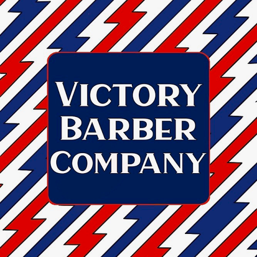 Victory barber company logo