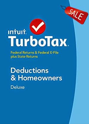 TurboTax Deluxe 2014 Fed + State + Fed Efile Tax Software + Refund Bonus Offer - Win