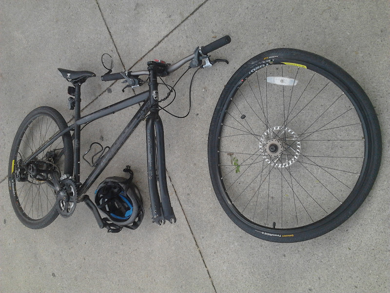 My bike shortly after the accident